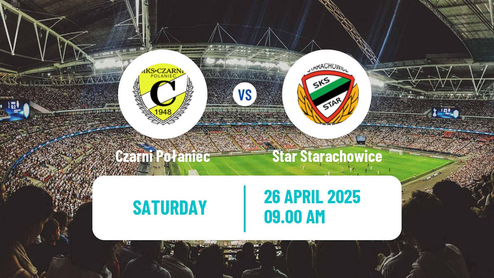 Soccer Polish Division 3 - Group IV Czarni Połaniec - Star Starachowice