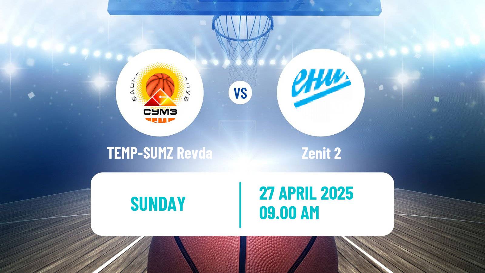Basketball Russian Super League Basketball TEMP-SUMZ Revda - Zenit 2