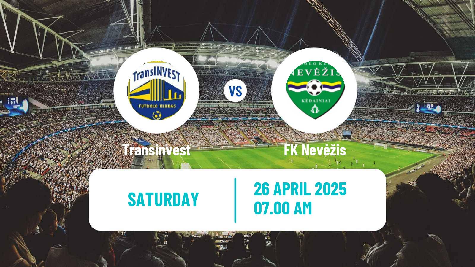 Soccer Lithuanian Division 2 Transinvest - Nevėžis