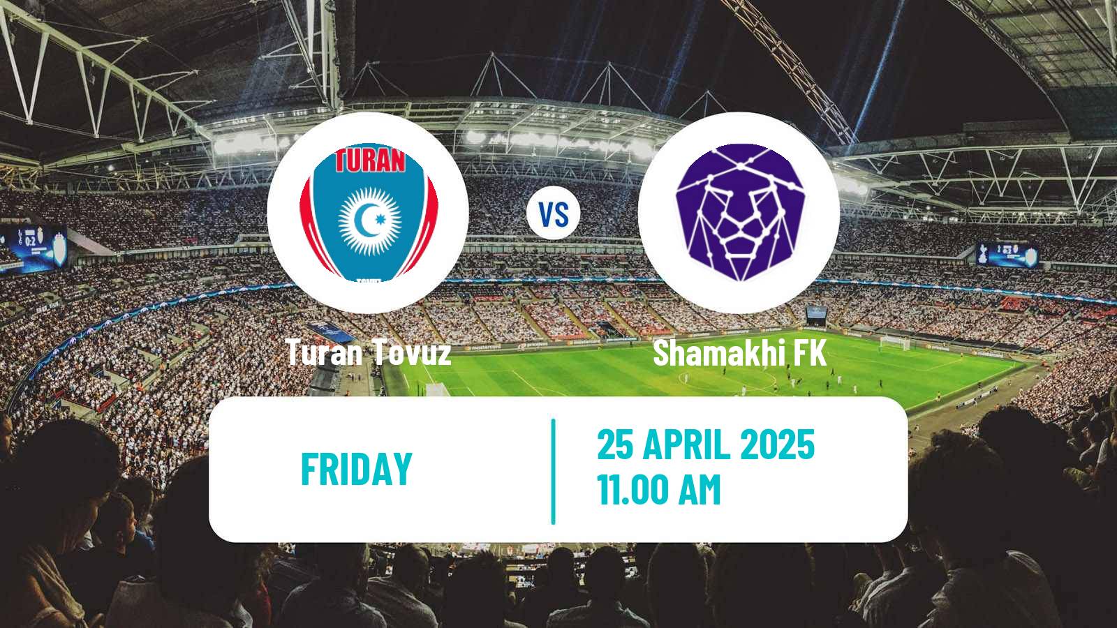 Soccer Azerbaijan Premier League Turan Tovuz - Shamakhi