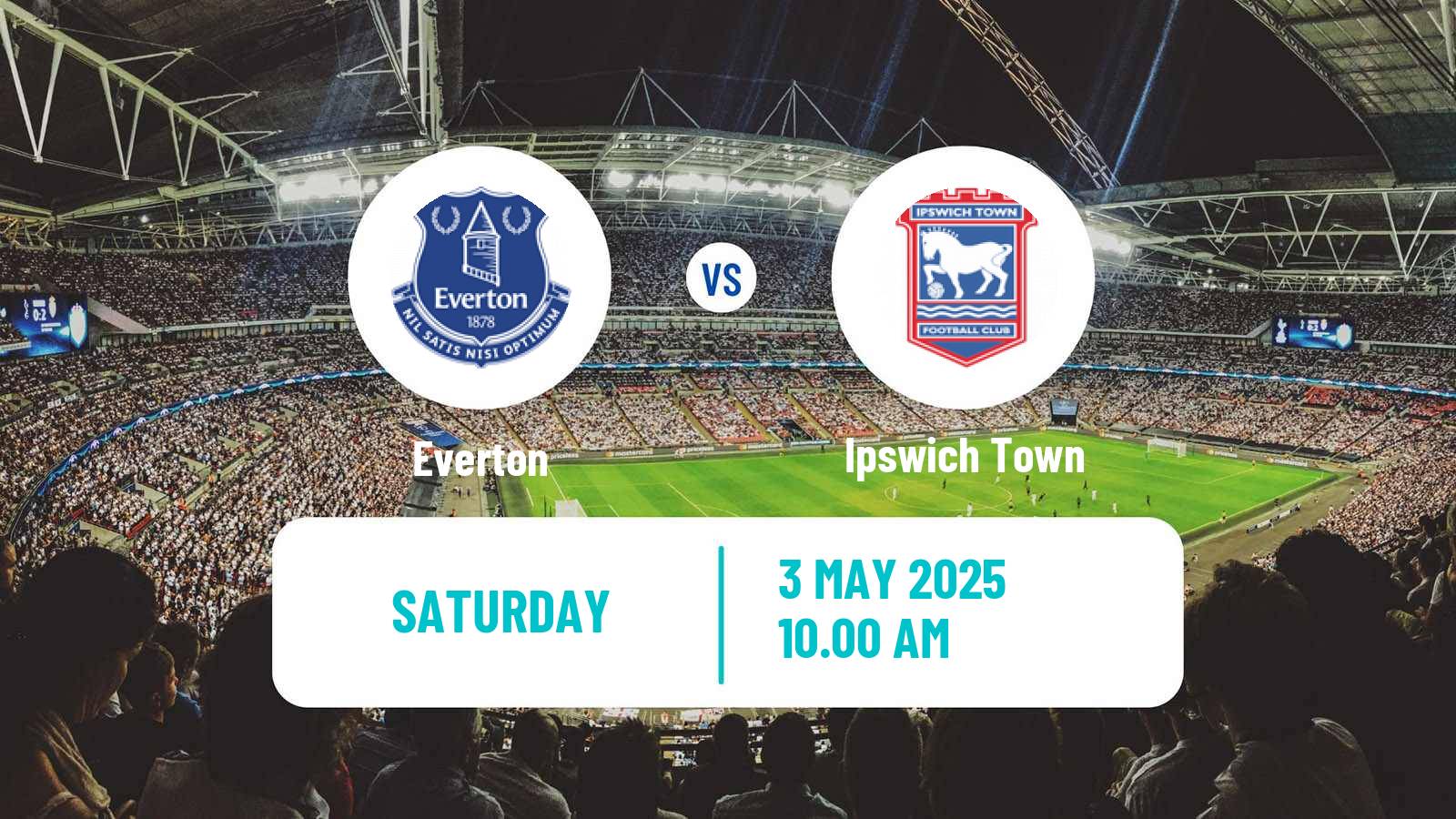 Soccer English Premier League Everton - Ipswich Town