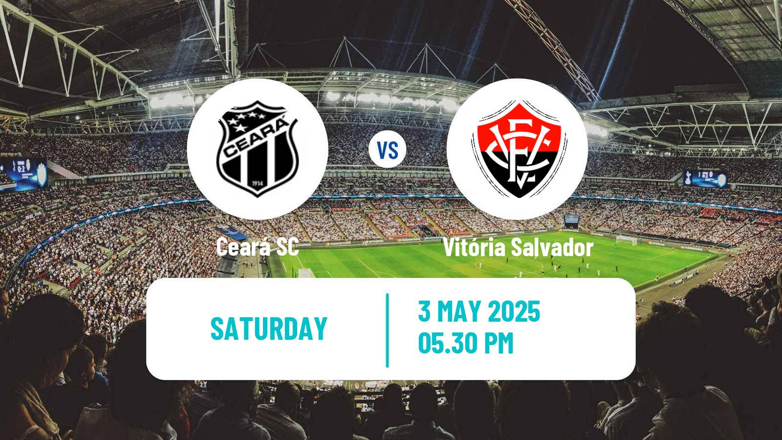 Soccer Brazilian Serie A Ceará - Vitória Salvador