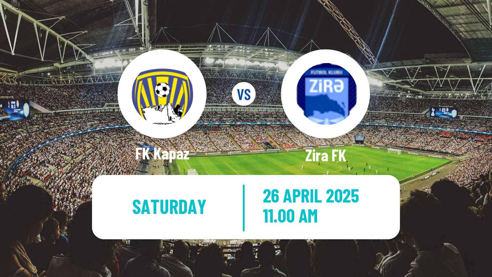 Soccer Azerbaijan Premier League Kapaz - Zira
