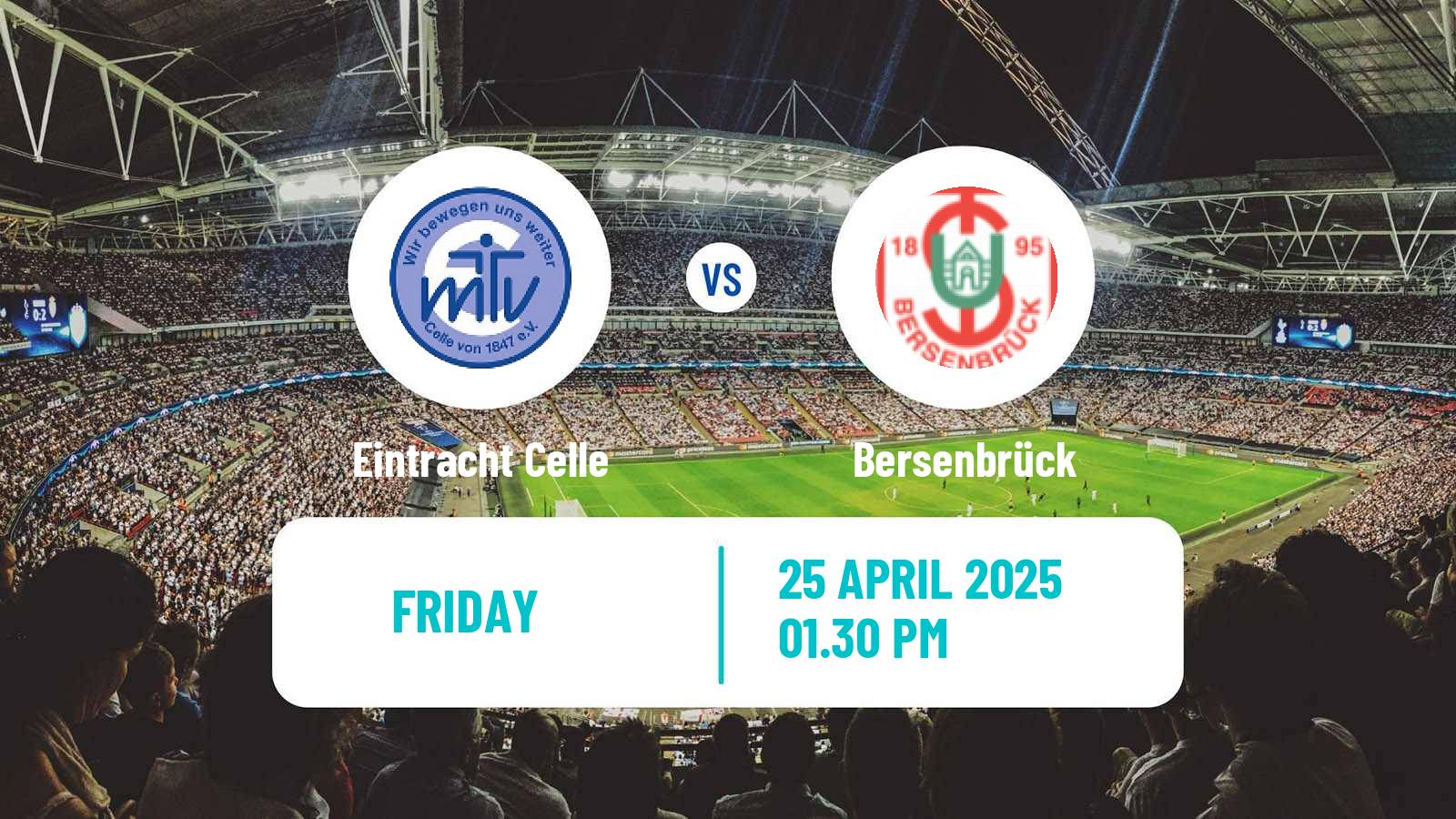 Soccer German Oberliga Niedersachsen Eintracht Celle - Bersenbrück