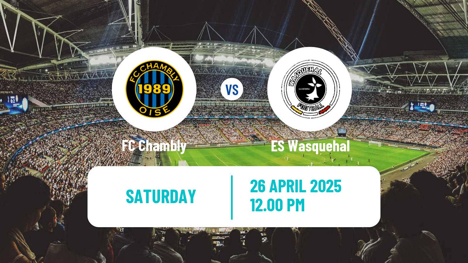 Soccer French National 2 - Group C Chambly - Wasquehal