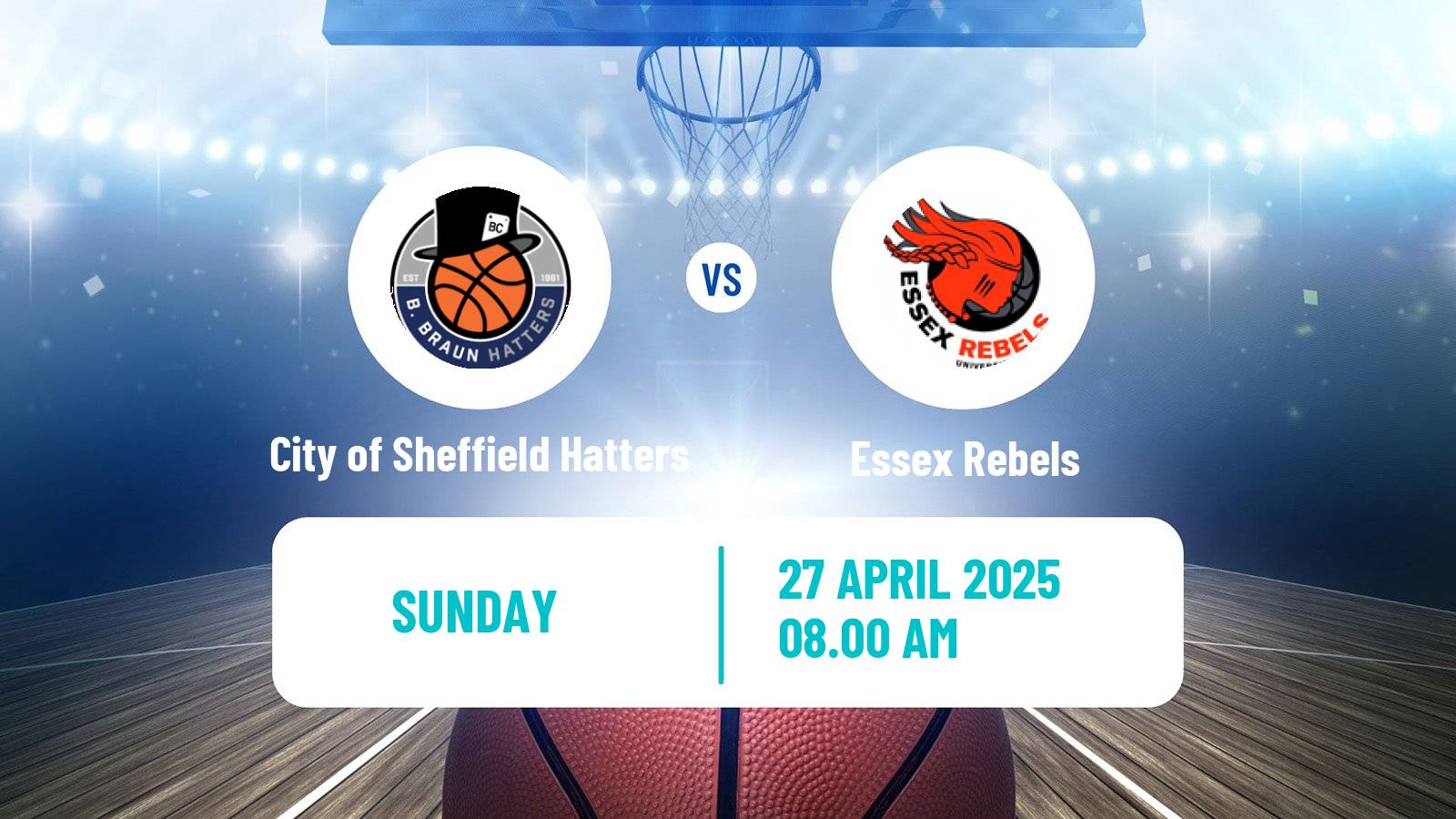 Basketball British WBBL City of Sheffield Hatters - Essex Rebels