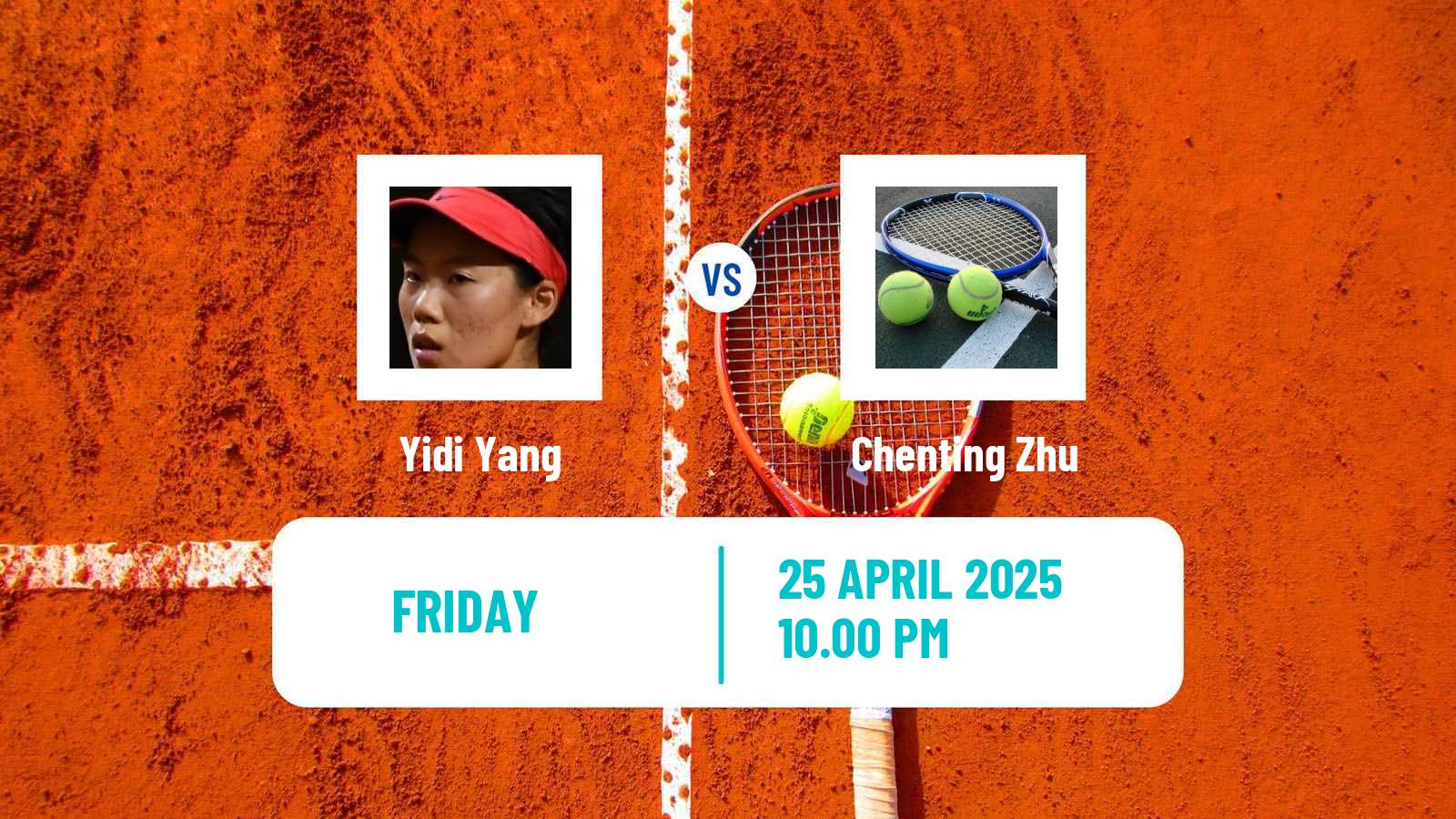Tennis ITF W15 Wuning 3 Women Yidi Yang - Chenting Zhu