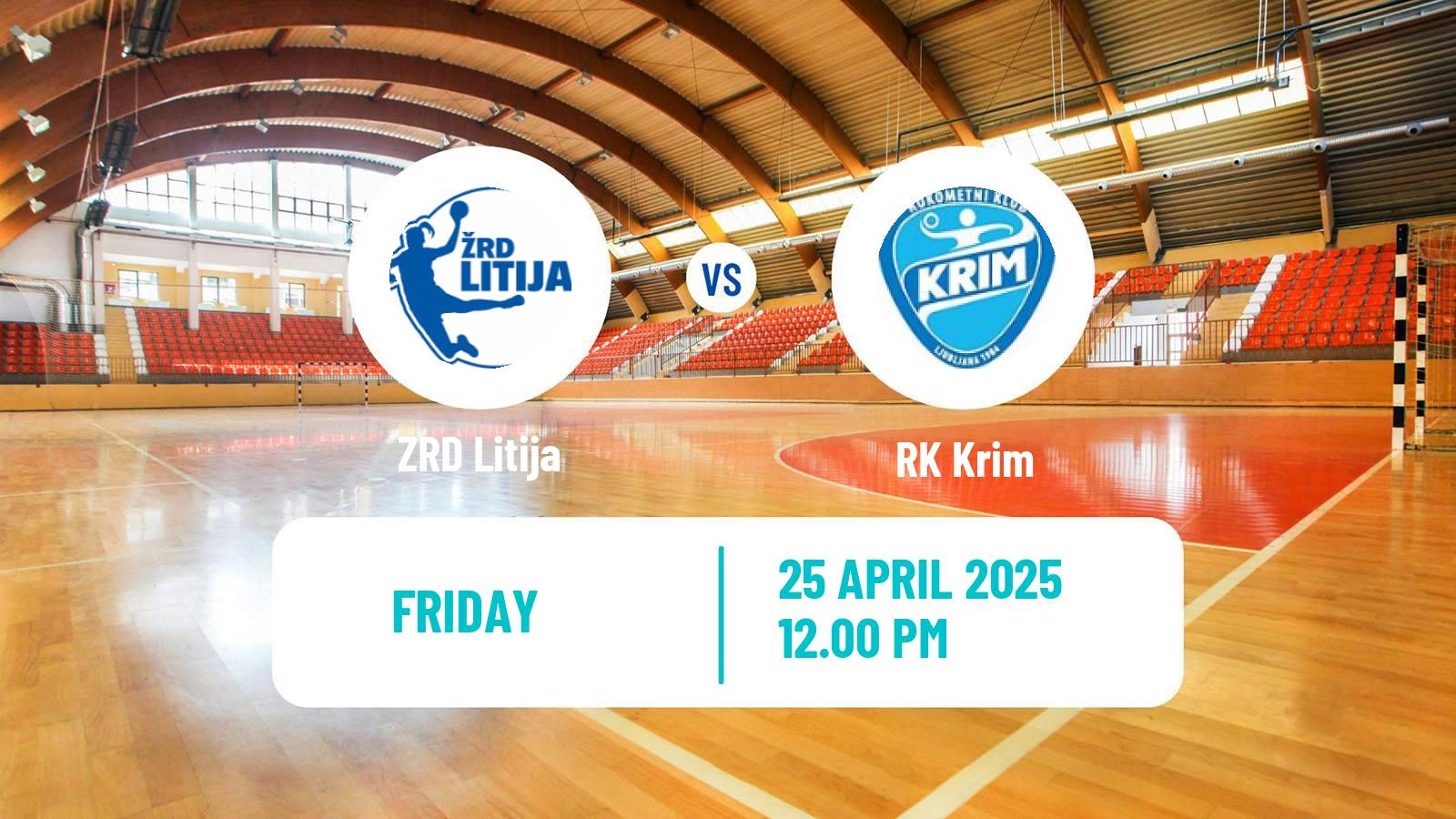 Handball Slovenian 1 A DRL Women Litija - RK Krim