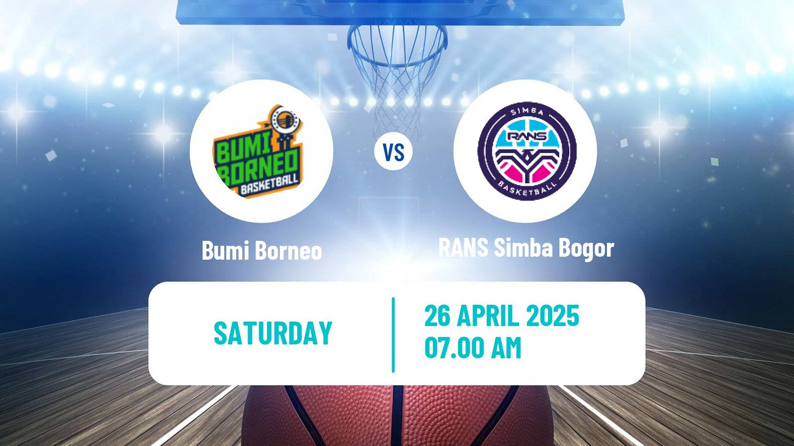 Basketball Indonesian IBL Bumi Borneo - RANS Simba Bogor