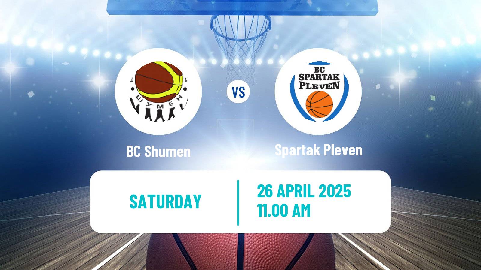 Basketball Bulgarian NBL Shumen - Spartak Pleven