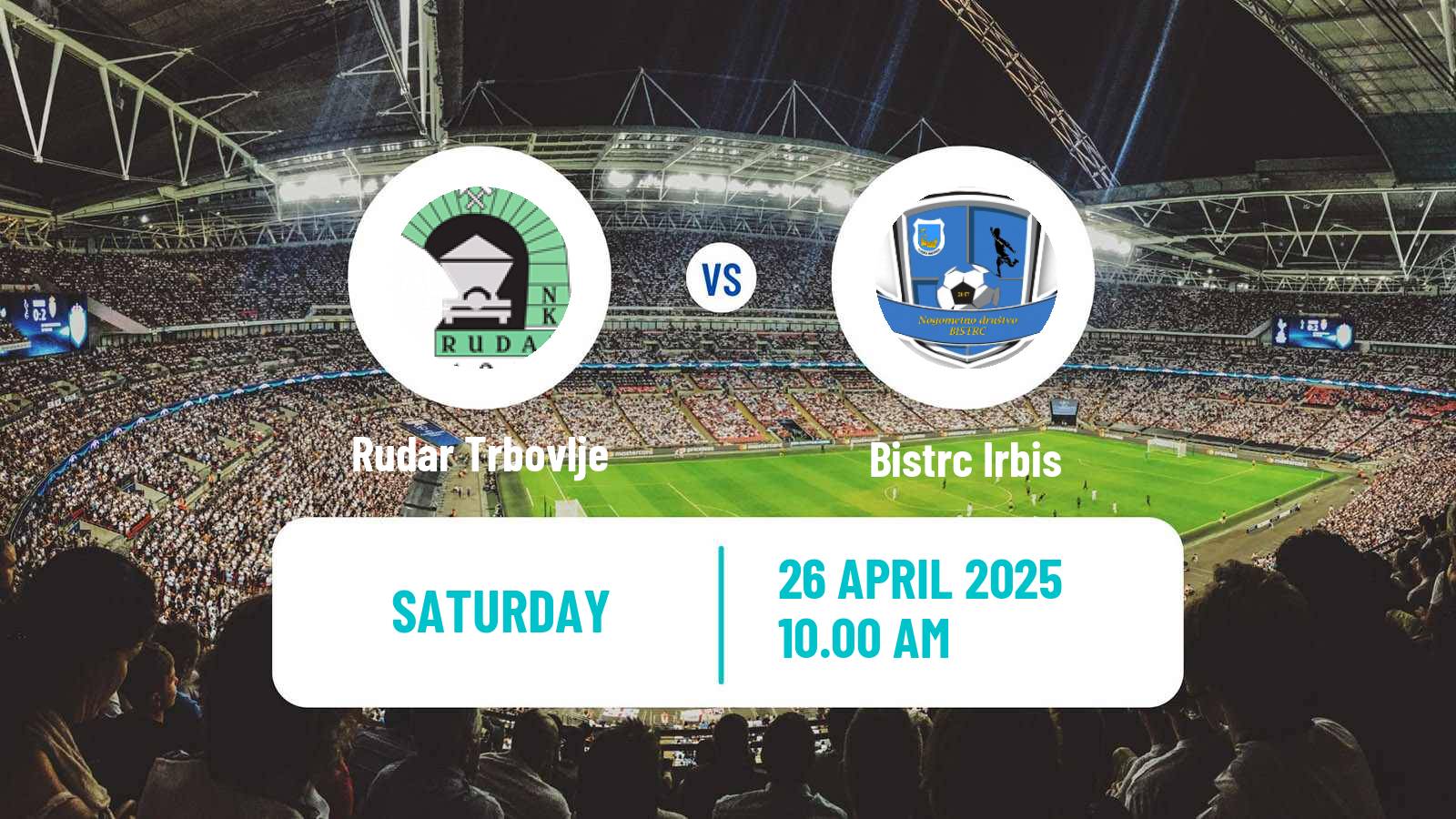 Soccer Slovenian 3 SNL West Rudar Trbovlje - Bistrc Irbis