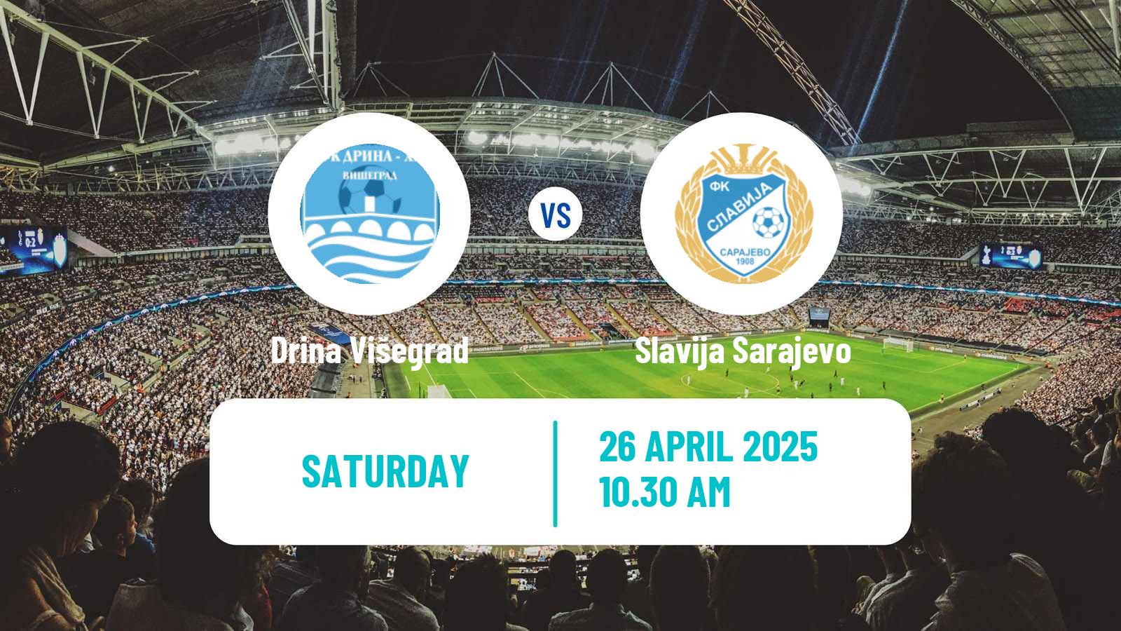 Soccer Bosnian Prva Liga RS Drina Višegrad - Slavija Sarajevo
