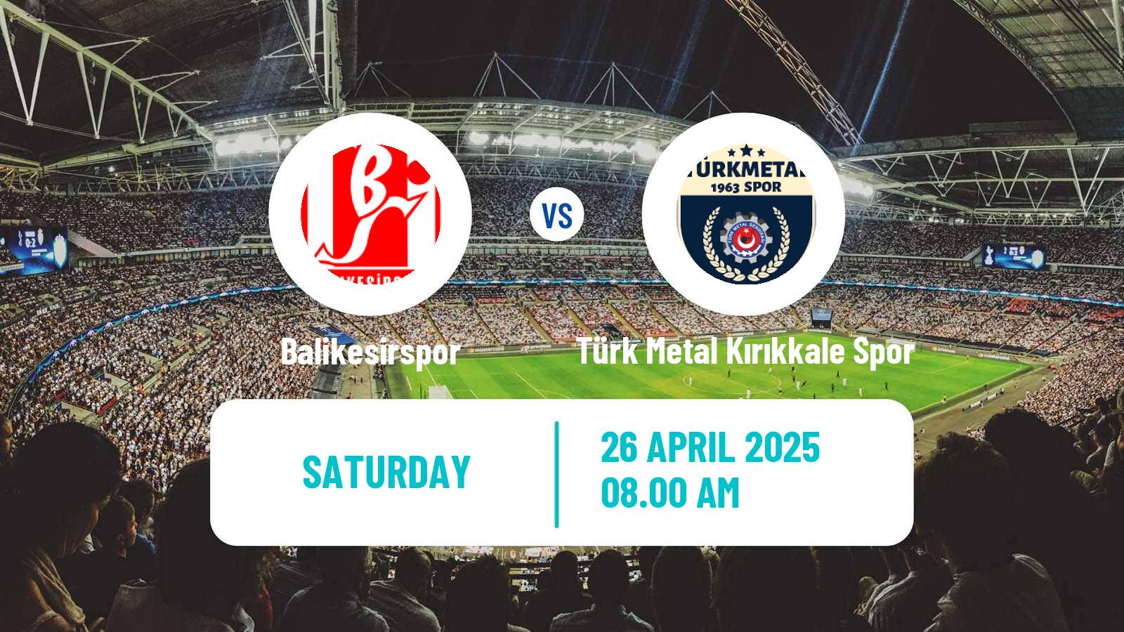 Soccer Turkish 3 Lig Group 2 Balikesirspor - Türk Metal Kırıkkale Spor
