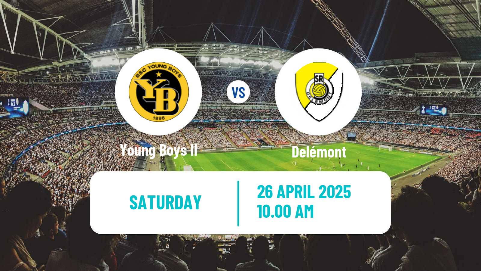 Soccer Swiss Promotion League Young Boys II - Delémont