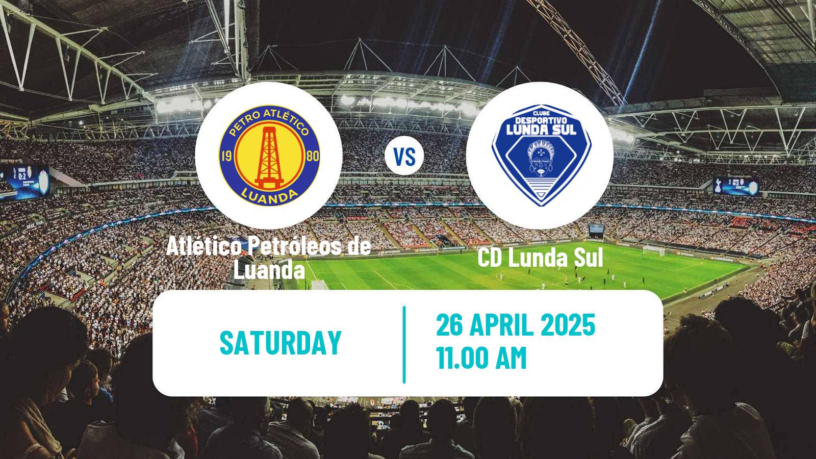Soccer Angolan Girabola Atlético Petróleos de Luanda - Lunda Sul