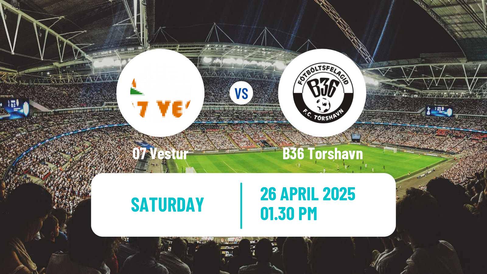 Soccer Faroe Islands Premier League 07 Vestur - B36 Torshavn