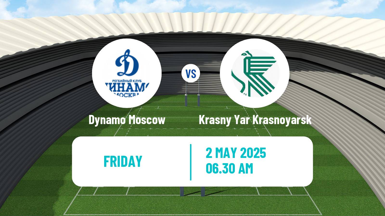 Rugby union Russian Premier League Rugby Dynamo Moscow - Krasny Yar Krasnoyarsk
