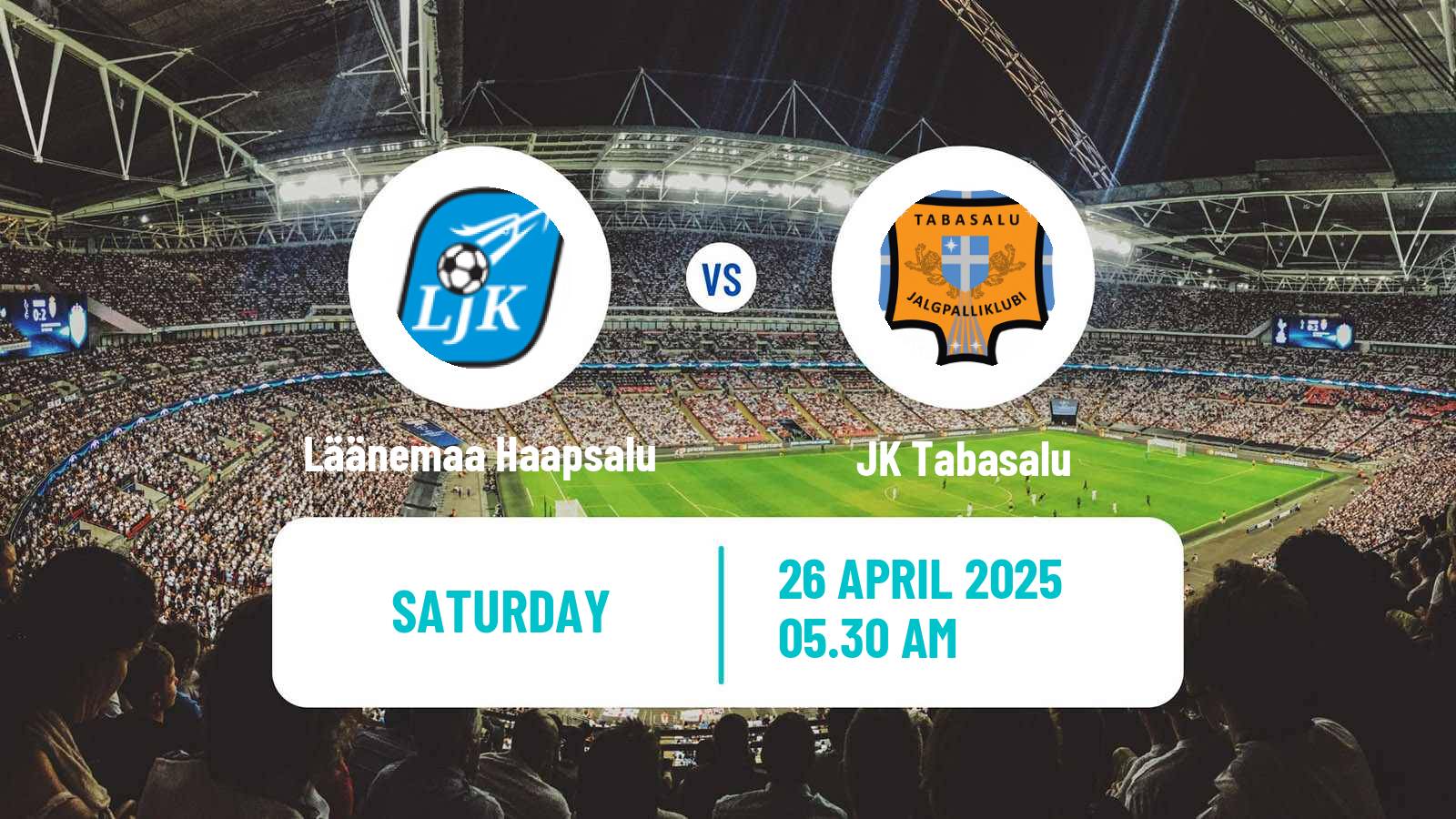 Soccer Estonian Esiliiga B Läänemaa Haapsalu - Tabasalu