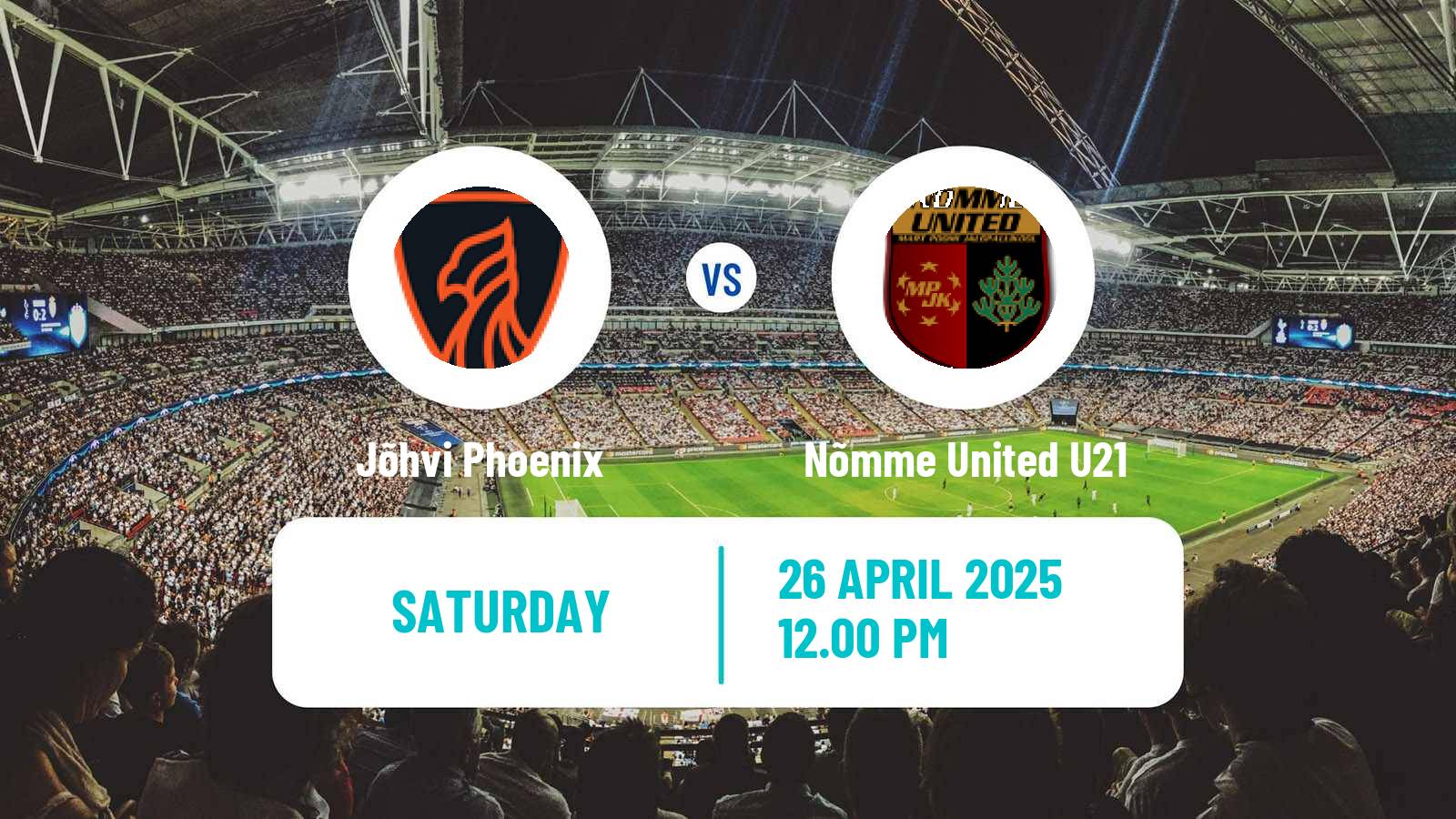 Soccer Estonian Esiliiga B Jõhvi Phoenix - Nõmme United U21