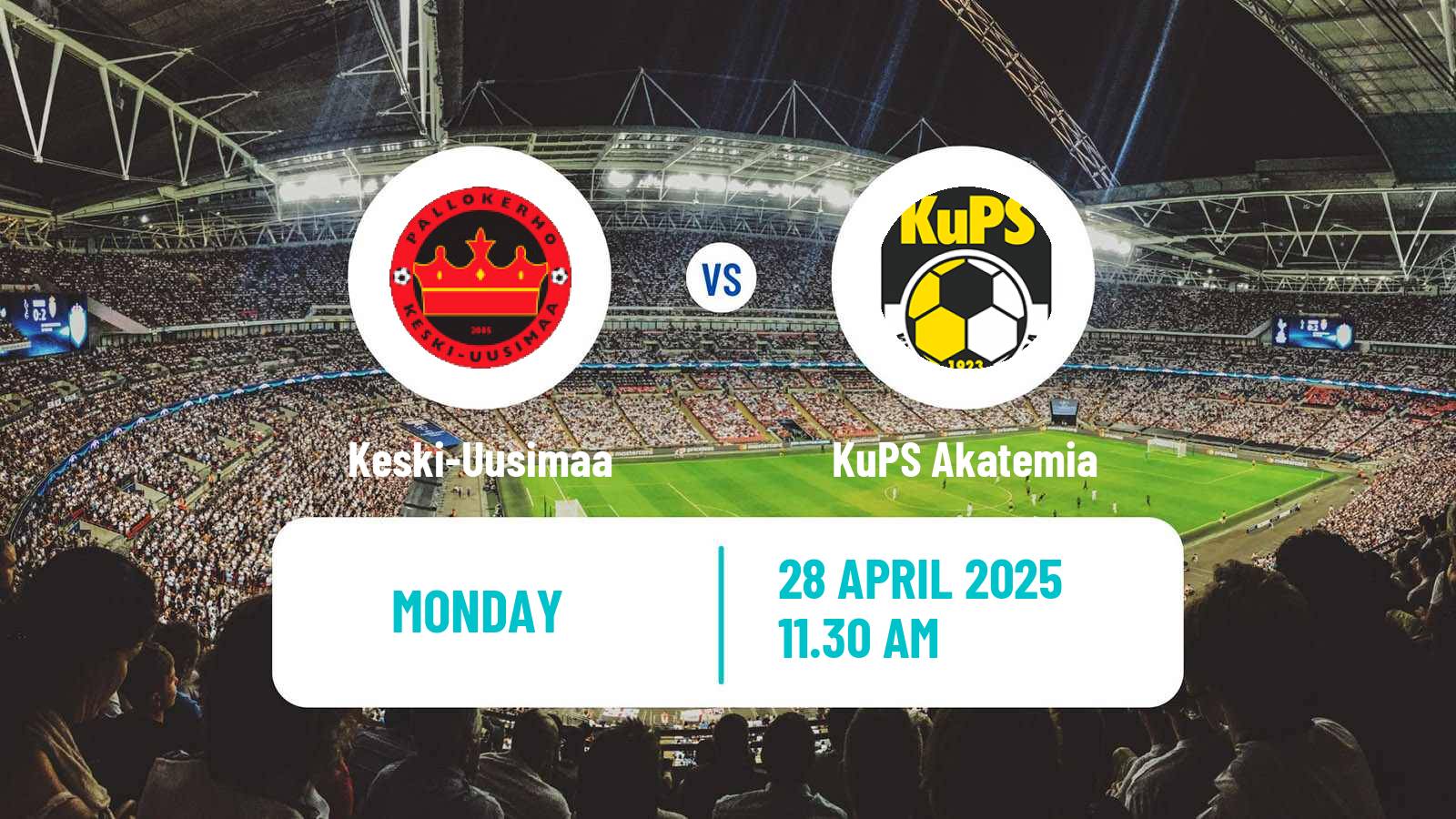 Soccer Finnish Ykkonen Keski-Uusimaa - KuPS Akatemia