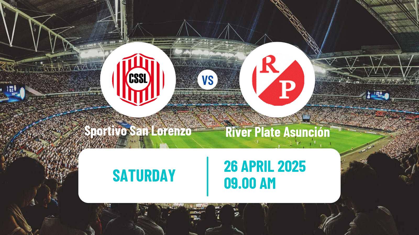 Soccer Paraguayan Division Intermedia Sportivo San Lorenzo - River Plate Asunción