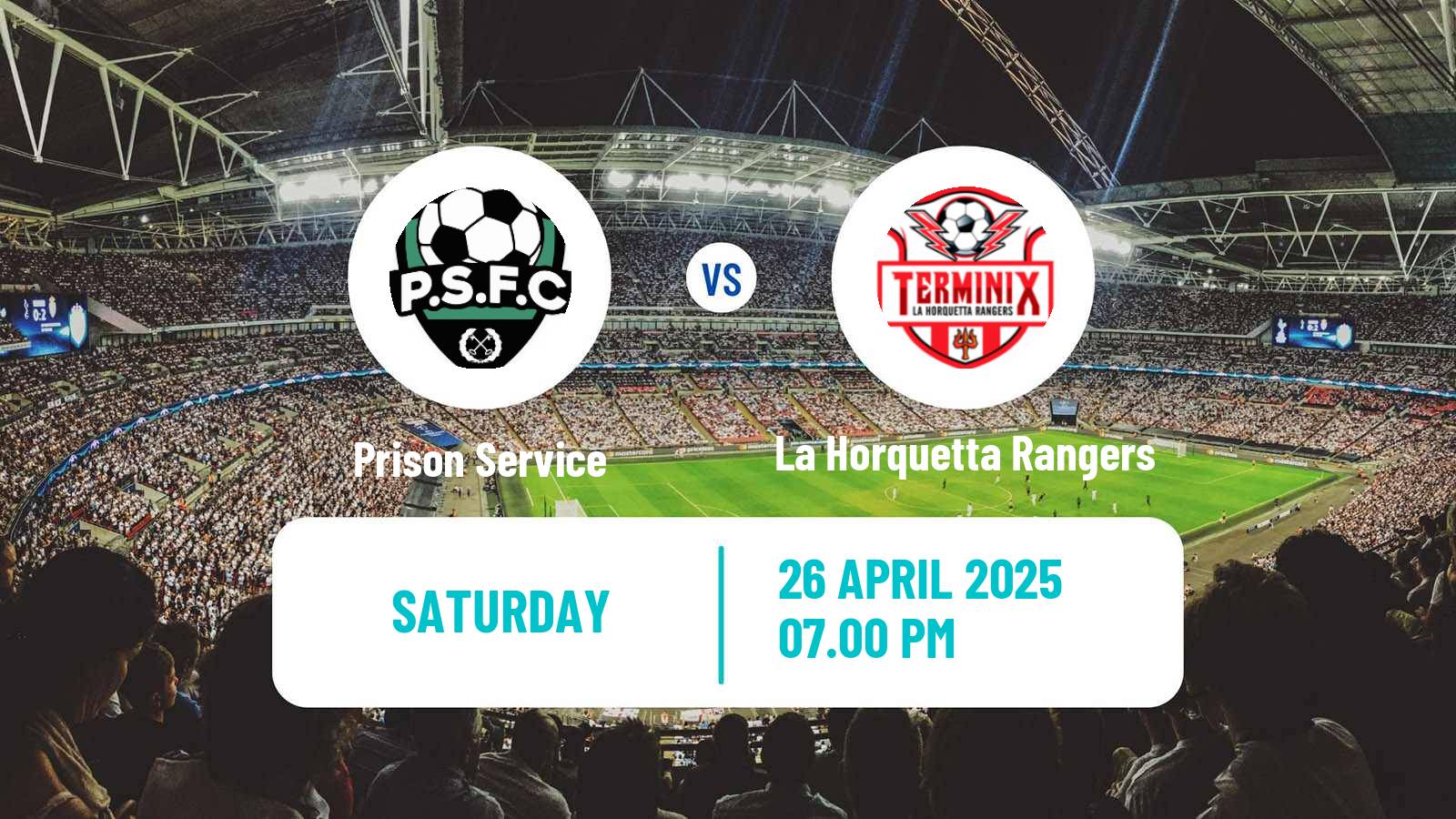 Soccer Trinidad and Tobago Premier League Prison Service - La Horquetta Rangers
