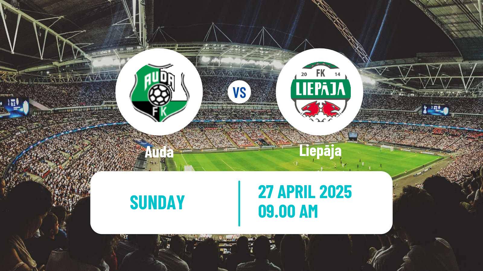 Soccer Latvian 1 Liga Women Auda - Liepāja