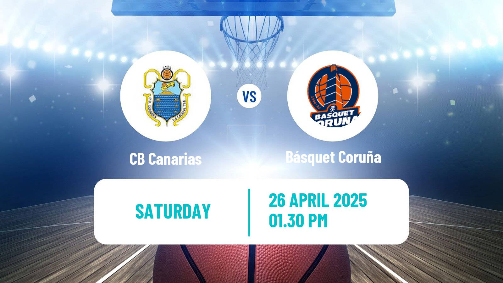 Basketball Spanish ACB League Canarias - Básquet Coruña
