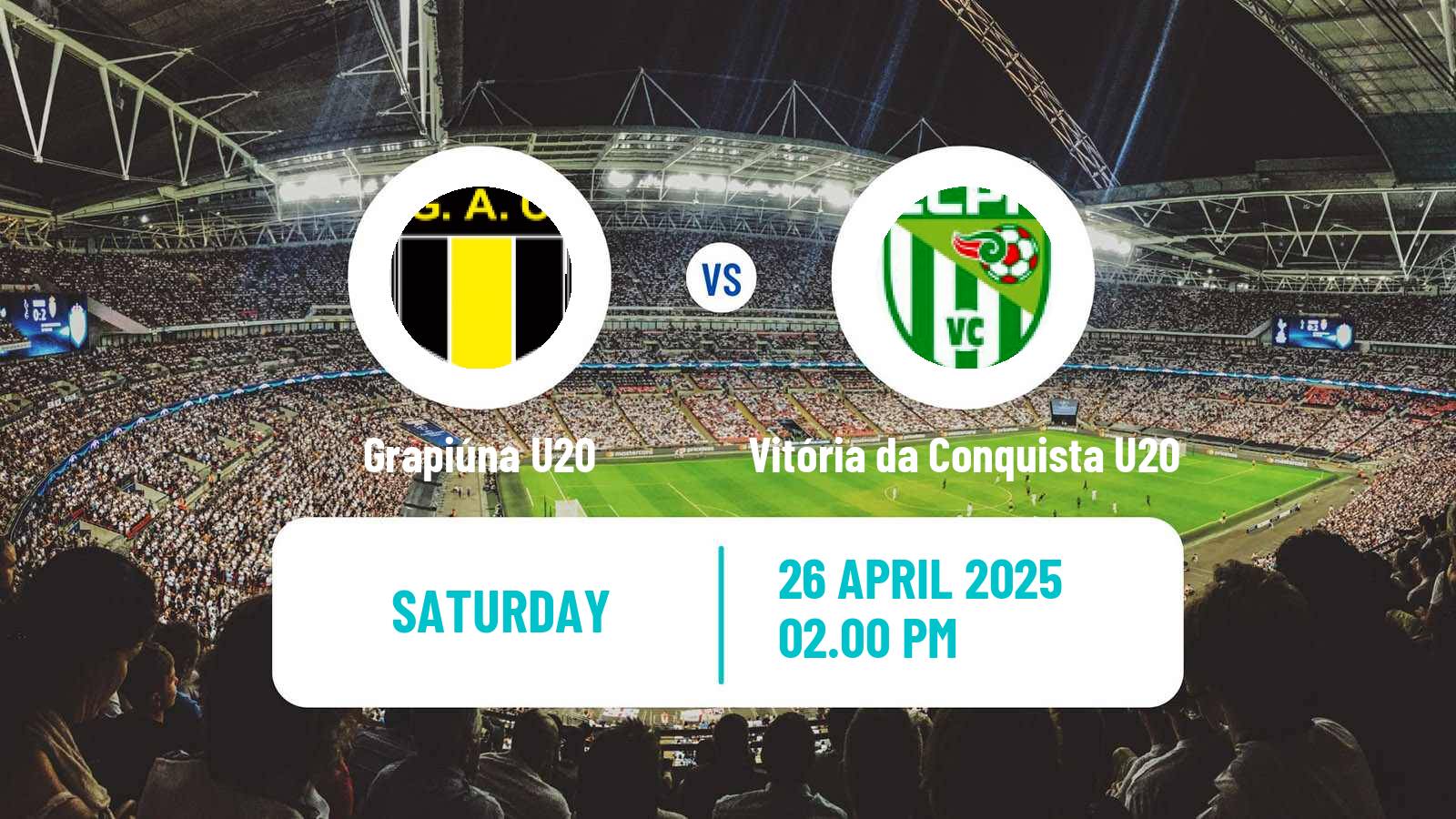 Soccer Brazilian Baiano U20 Grapiúna U20 - Vitória da Conquista U20
