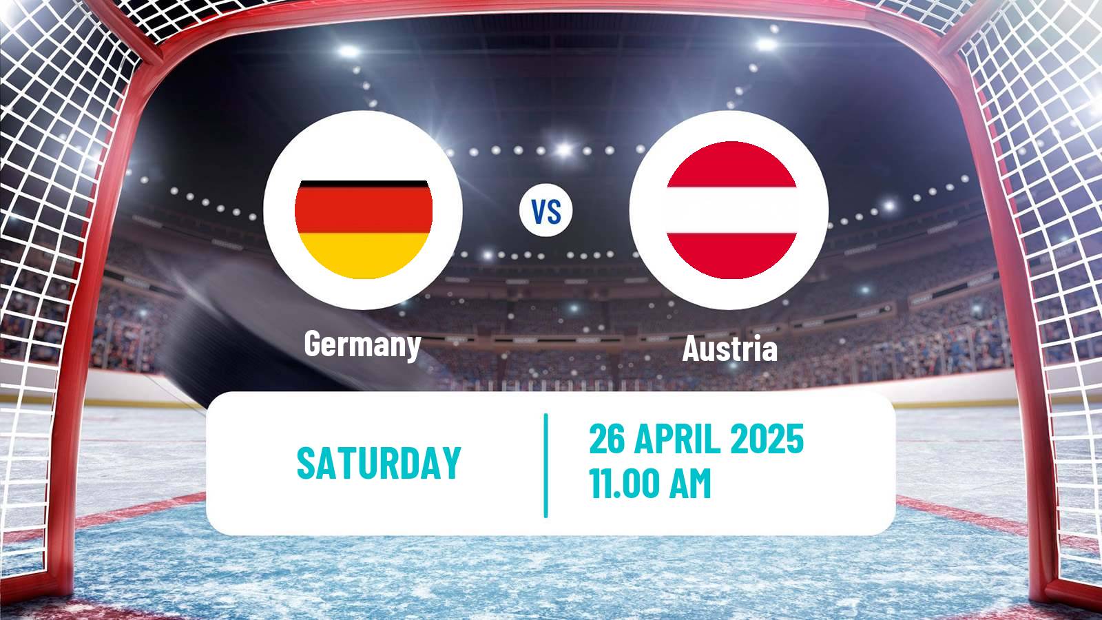 Hockey Friendly International Ice Hockey Germany - Austria