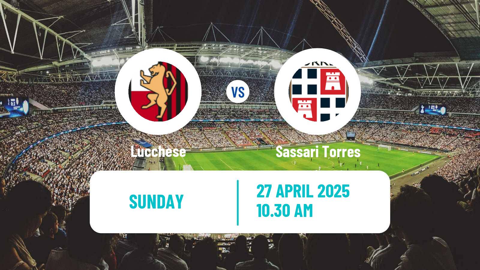 Soccer Italian Serie C Group B Lucchese - Sassari Torres