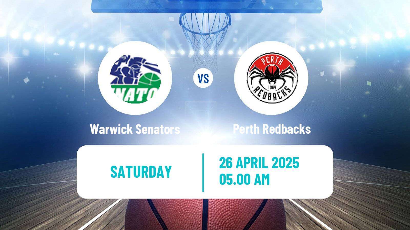 Basketball Australian NBL1 West Women Warwick Senators - Perth Redbacks