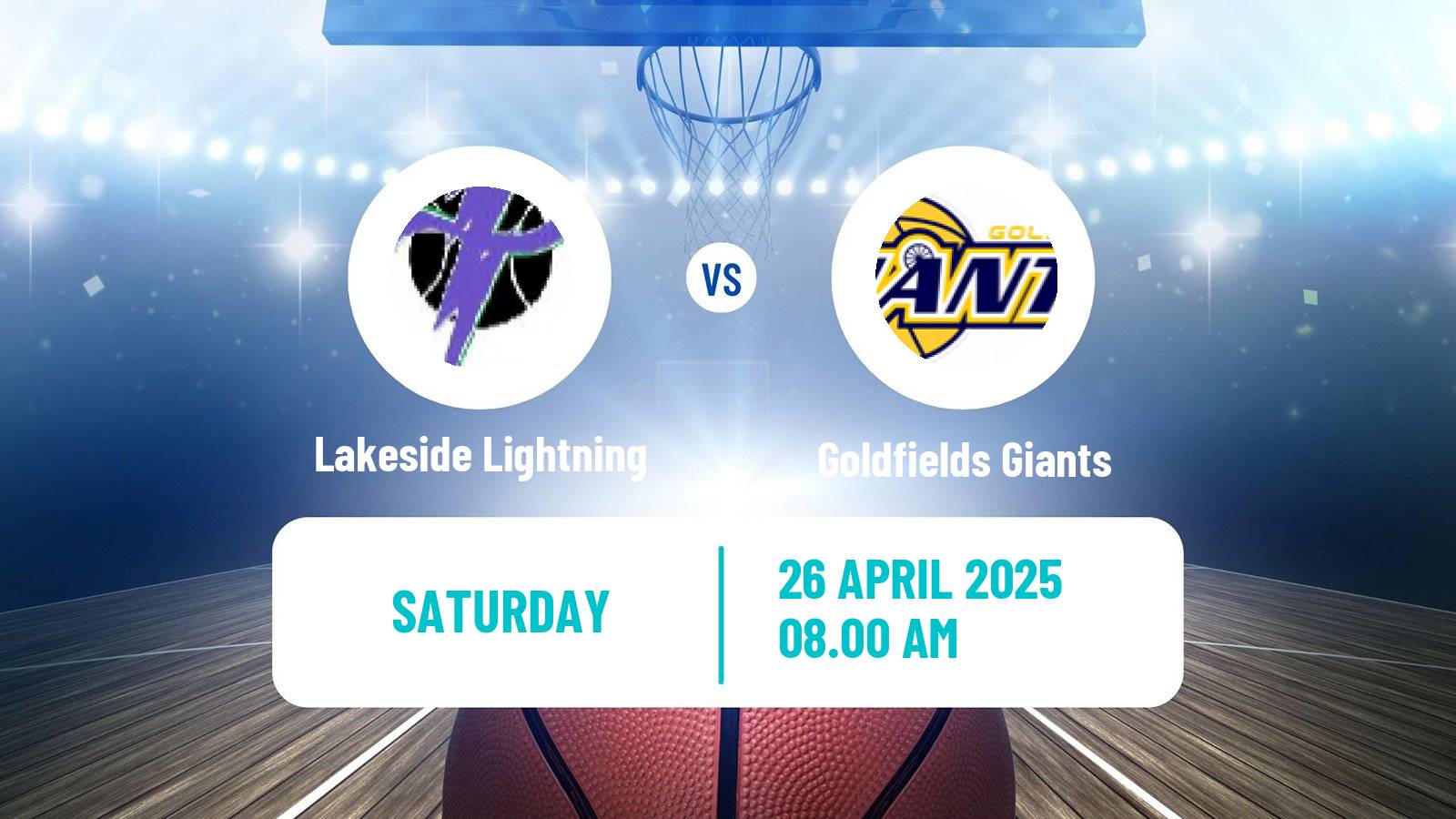 Basketball Australian NBL1 West Lakeside Lightning - Goldfields Giants