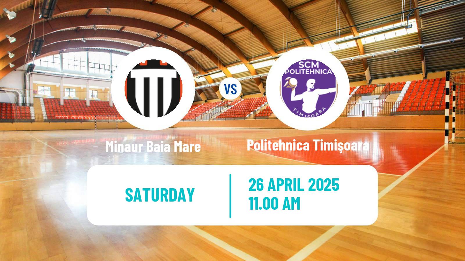 Handball Romanian Liga Nationala Handball Minaur Baia Mare - Politehnica Timişoara