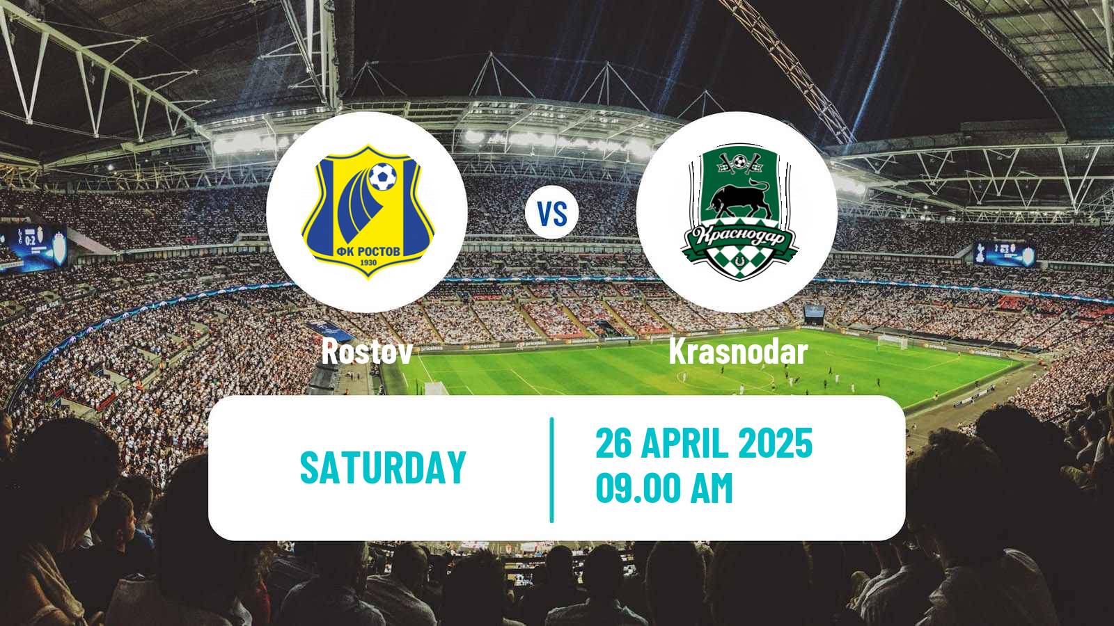 Soccer Russian Supreme Division Women Rostov - Krasnodar