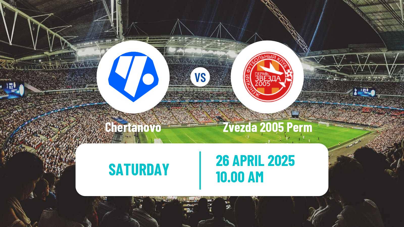 Soccer Russian Supreme Division Women Chertanovo - Zvezda 2005 Perm