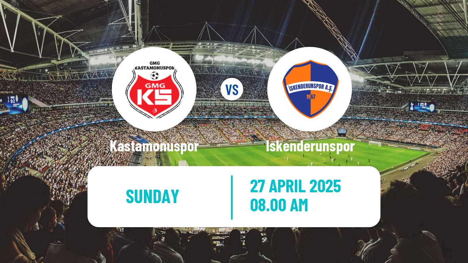 Soccer Turkish Second League White Group Kastamonuspor - Iskenderunspor
