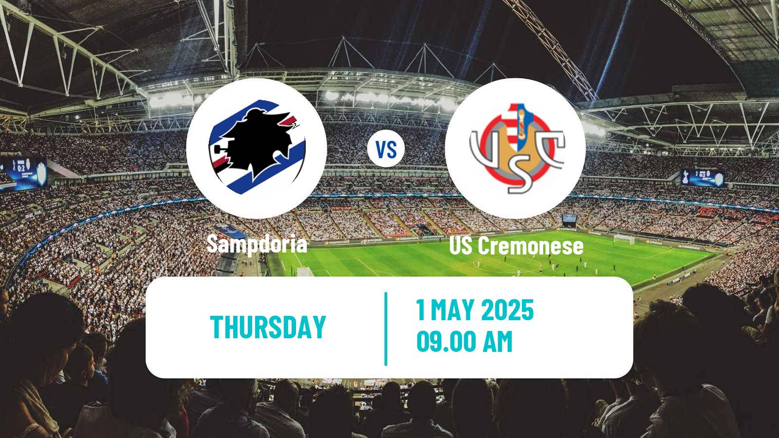 Soccer Italian Serie B Sampdoria - Cremonese
