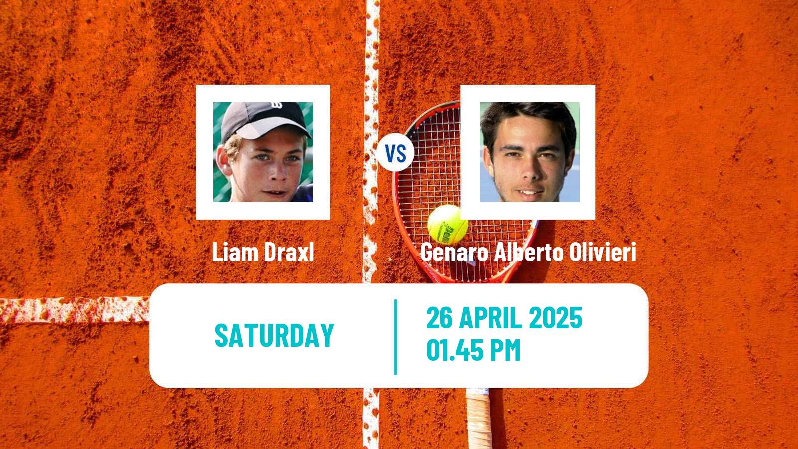 Tennis Savannah Challenger Men Liam Draxl - Genaro Alberto Olivieri