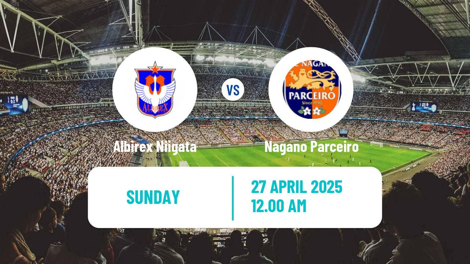 Soccer Japan WE League Women Albirex Niigata - Nagano Parceiro