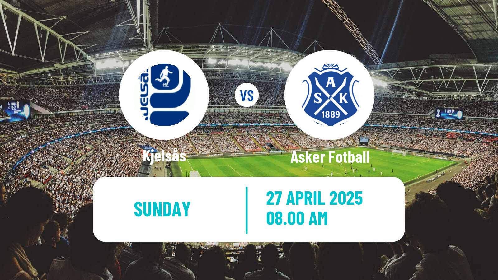 Soccer Norwegian Division 2 - Group 2 Kjelsås - Asker Fotball