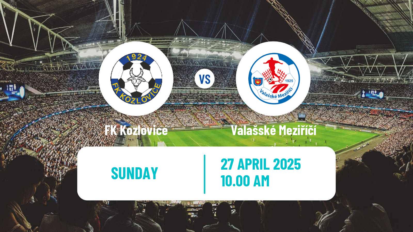 Soccer Czech Division E Kozlovice - Valašské Meziříčí