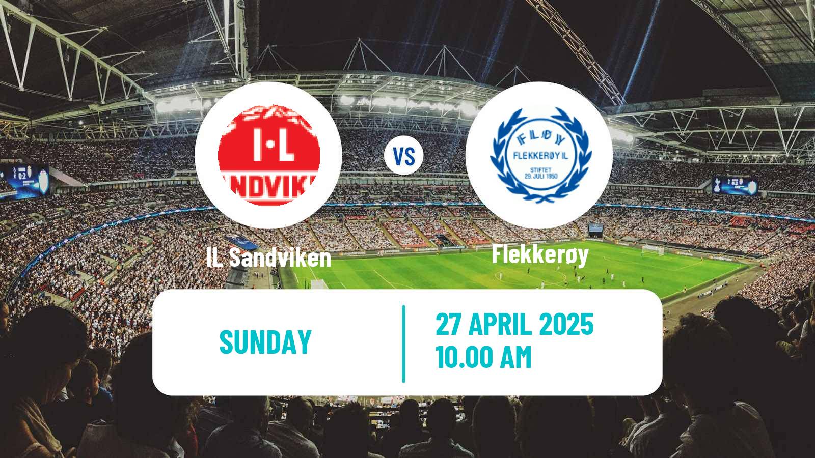 Soccer Norwegian Division 2 - Group 1 Sandviken - Flekkerøy