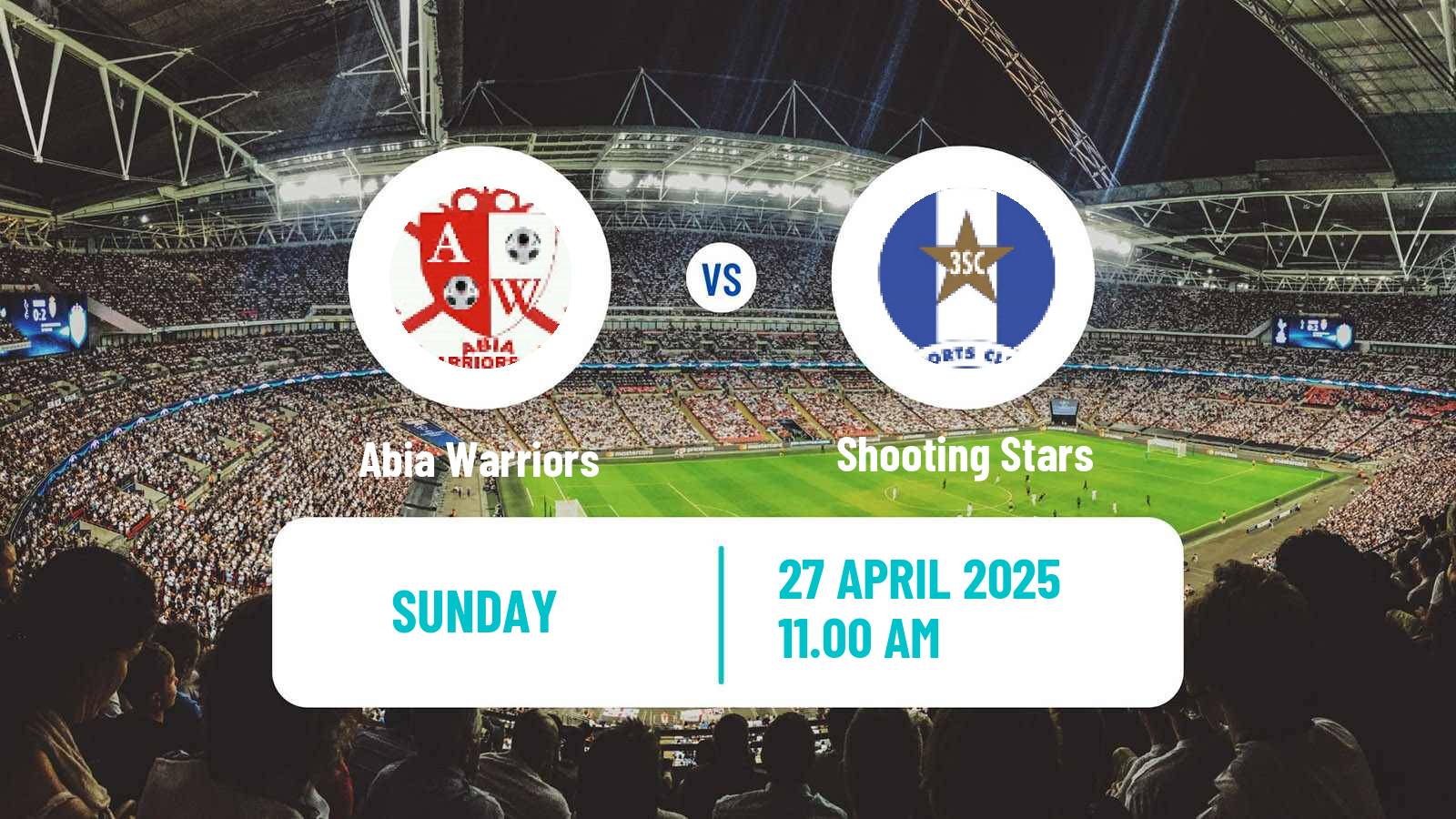 Soccer Nigerian Premier League Abia Warriors - Shooting Stars