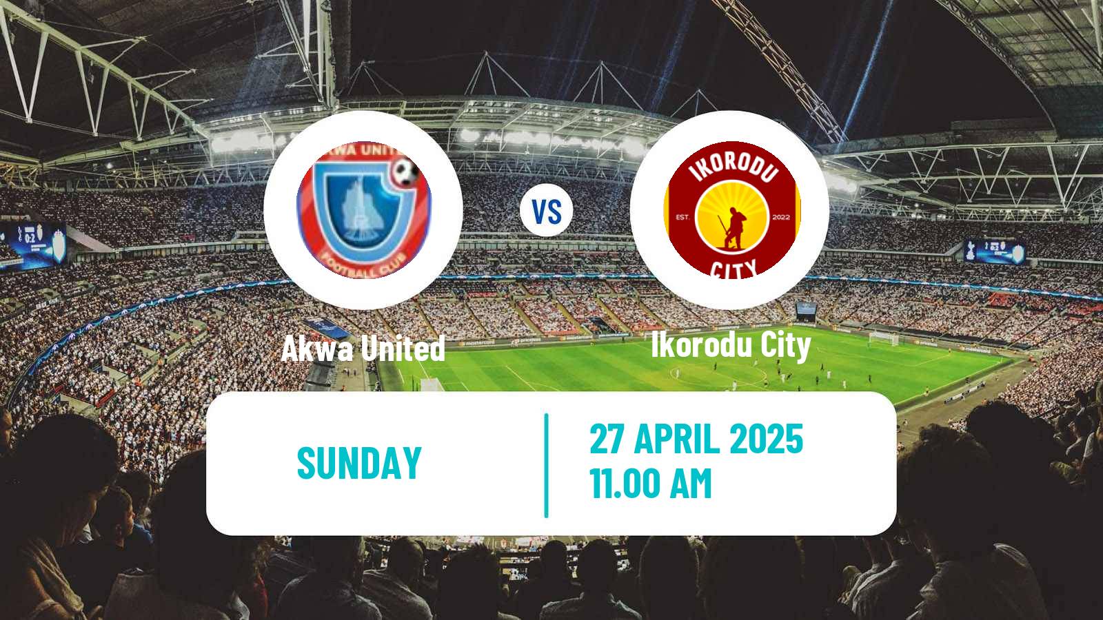 Soccer Nigerian Premier League Akwa United - Ikorodu City