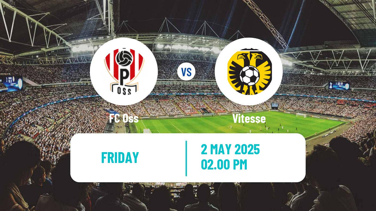 Soccer Dutch Eerste Divisie FC Oss - Vitesse