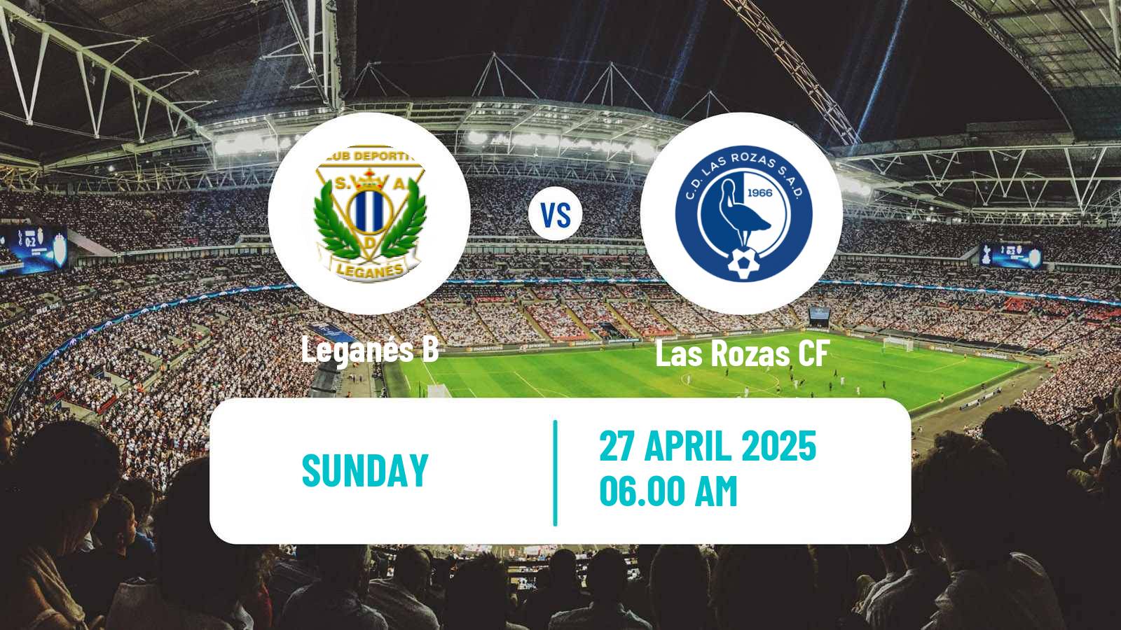 Soccer Spanish Tercera RFEF - Group 7 Leganés B - Las Rozas