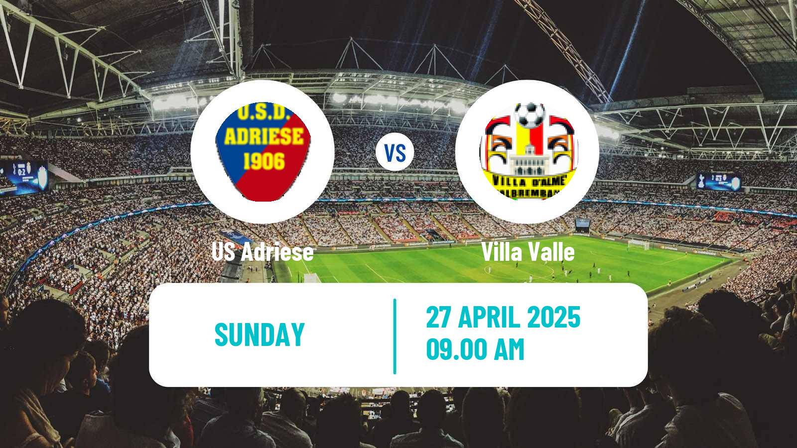 Soccer Italian Serie D - Group C Adriese - Villa Valle