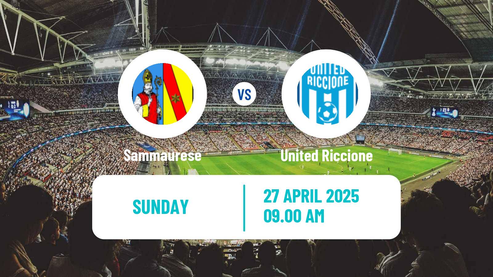 Soccer Italian Serie D - Group D Sammaurese - United Riccione