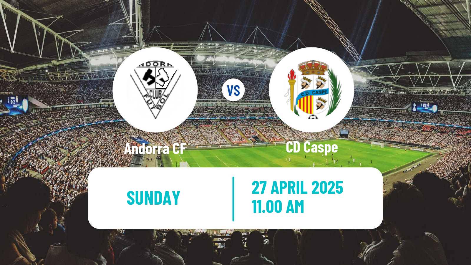 Soccer Spanish Tercera RFEF - Group 17 Andorra CF - Caspe